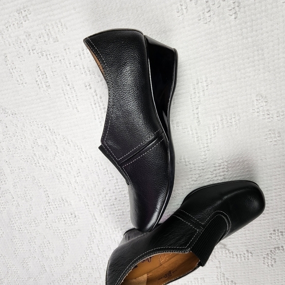 Söfft Eüro Soft Black Wedge Shoes - Picture 6 of 11